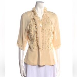 Vivienne Tam Elegant Silk Blouse size S